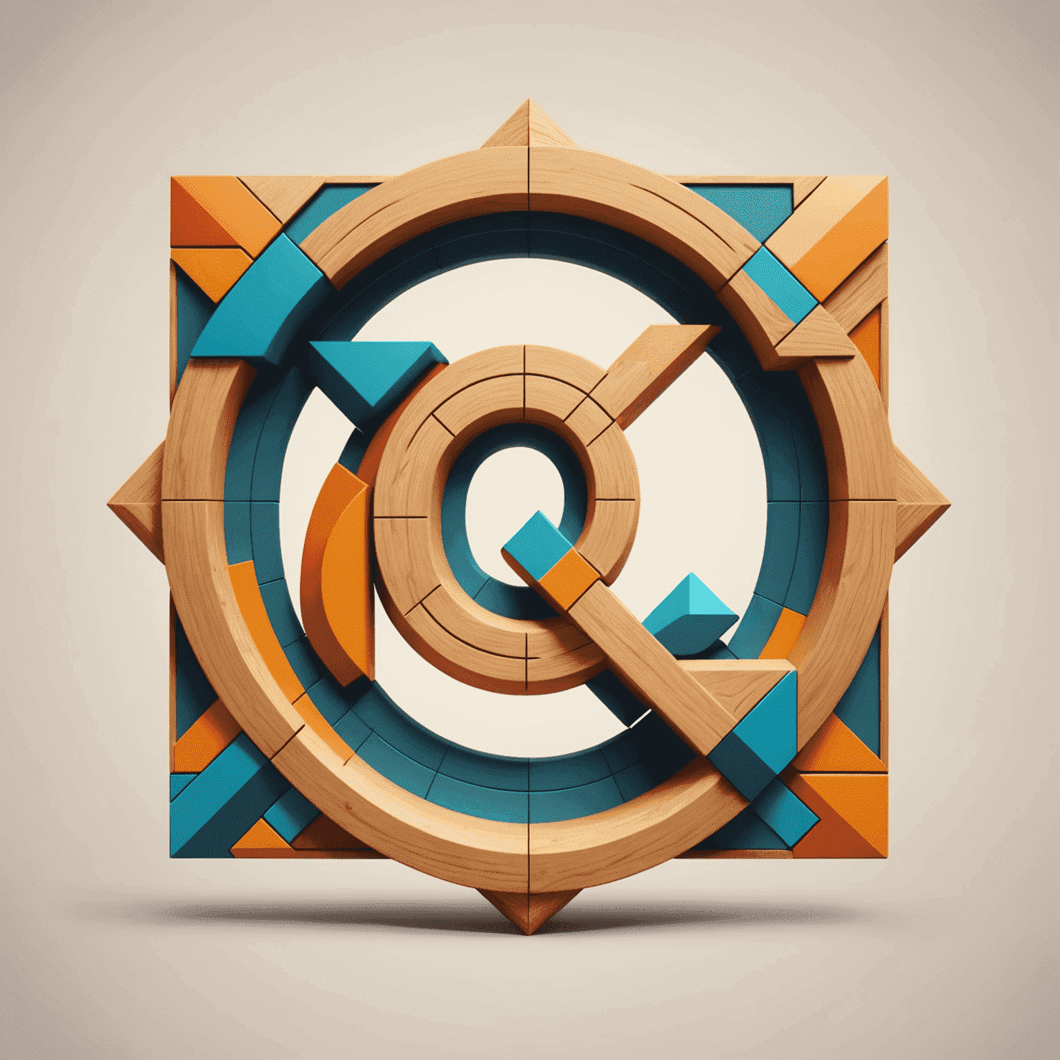 Quilbetlic logo featuring a stylized 'Q' with qubetic elements